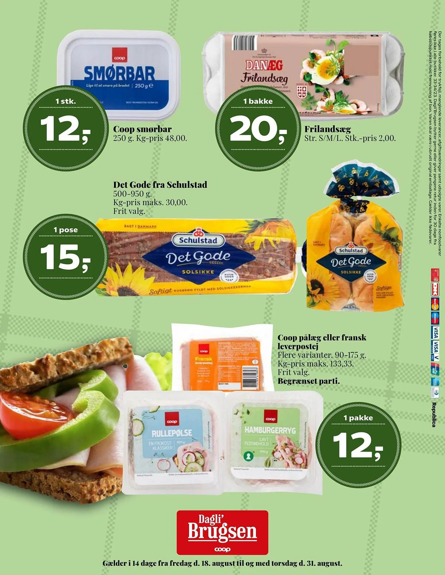 Dagli'Brugsen tilbudsavis Gyldig indtil 17. august - 31. august 2023 - tilbudsavis side 16