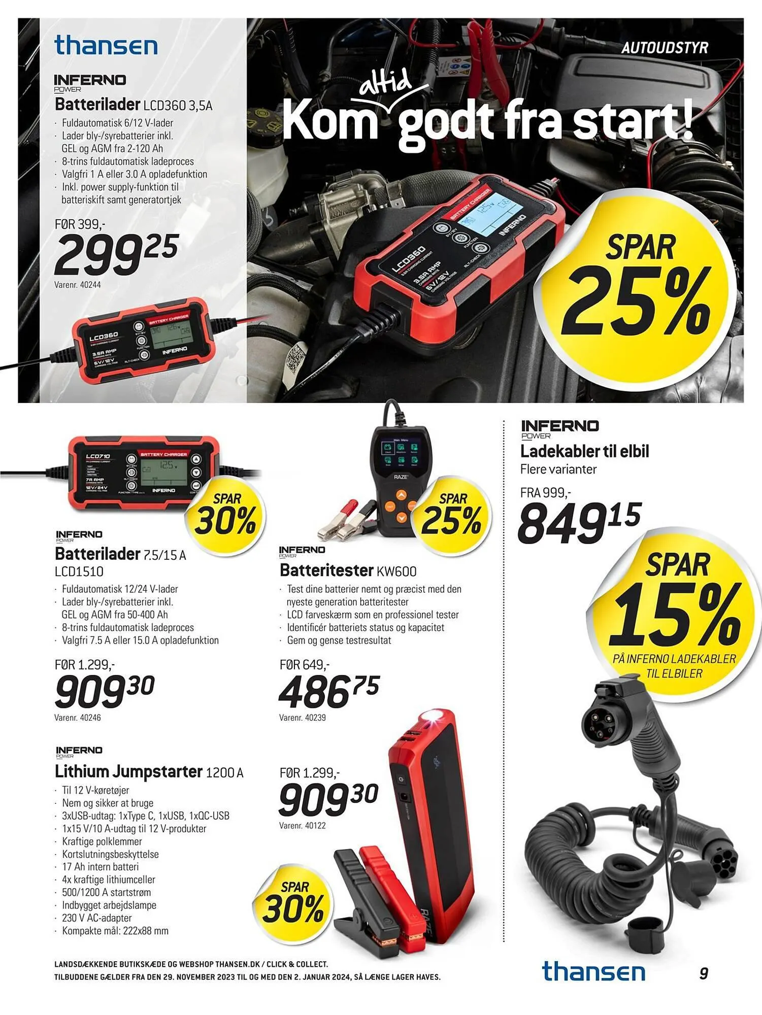 Thansen tilbudsavis Gyldig indtil 28. november - 2. januar 2024 - tilbudsavis side 9