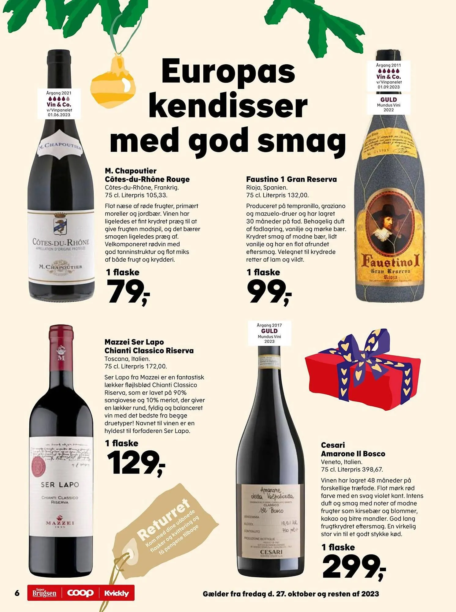 SuperBrugsen tilbudsavis Gyldig indtil 26. oktober - 31. december 2023 - tilbudsavis side 6