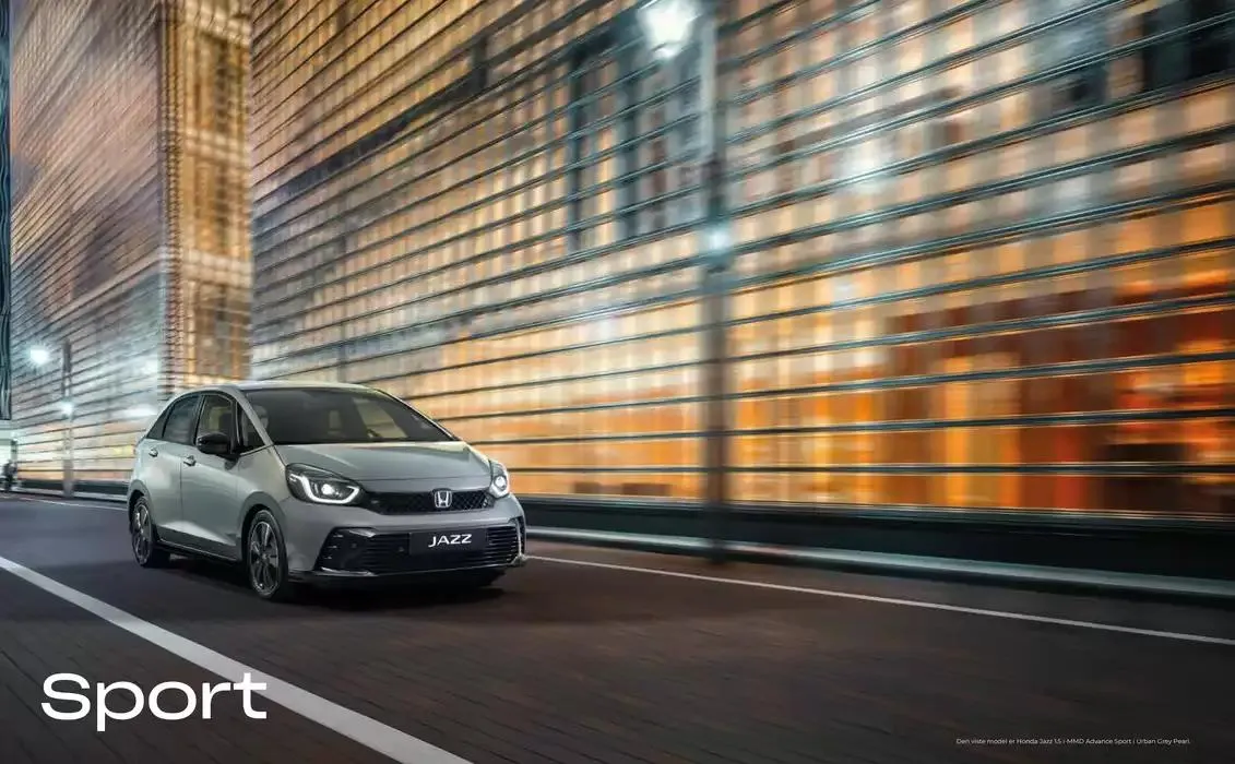 Honda Jazz Hybrid Brosjyre Gyldig indtil 23. januar - 23. januar 2026 - tilbudsavis side 7