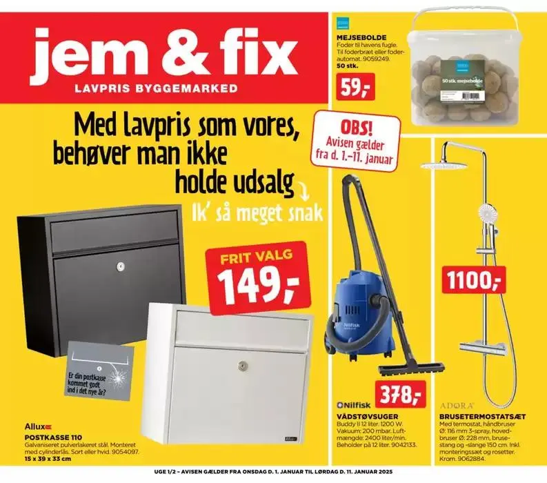jem & fix Tilbudsavis - 1