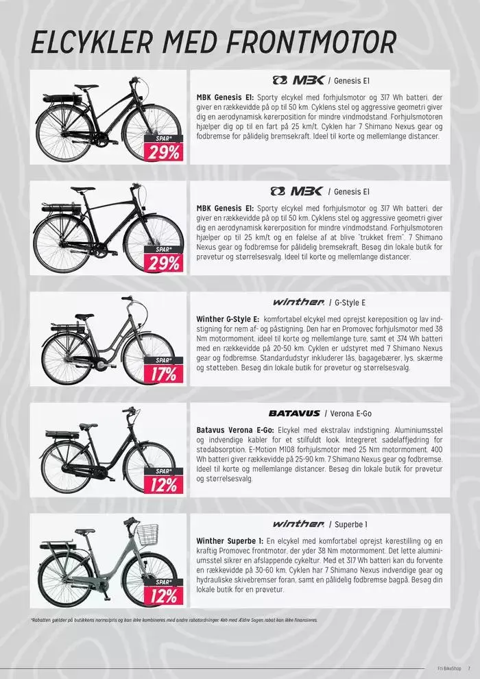 Fri BikeShop Tilbudsavis Gyldig indtil 24. januar - 7. februar 2025 - tilbudsavis side 7