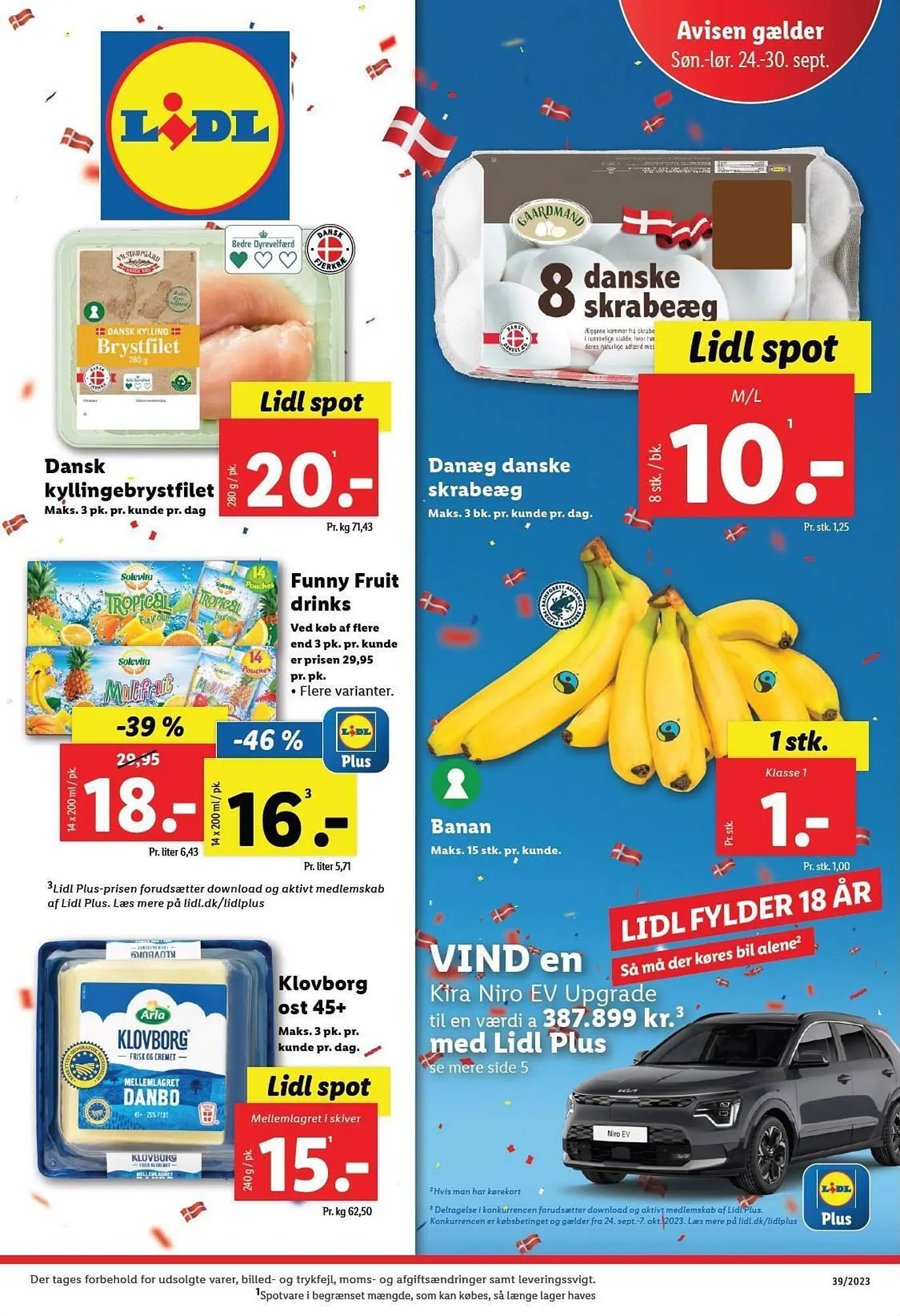 Lidl tilbudsavis Gyldig indtil 24. september - 30. september 2023 - tilbudsavis side 1