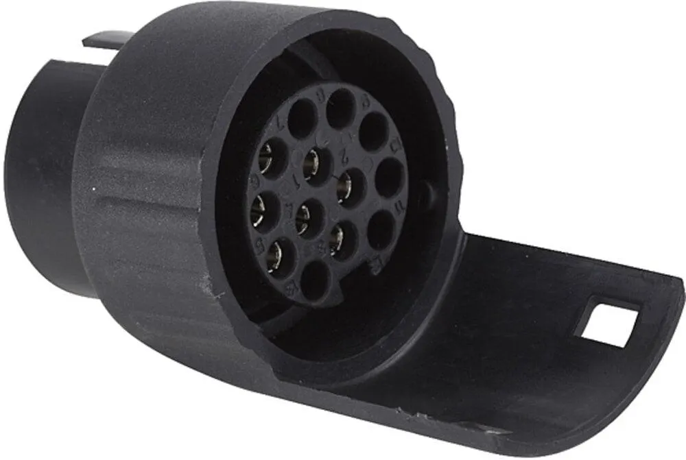 Adapter 7 til 13-polet 12 volt mini