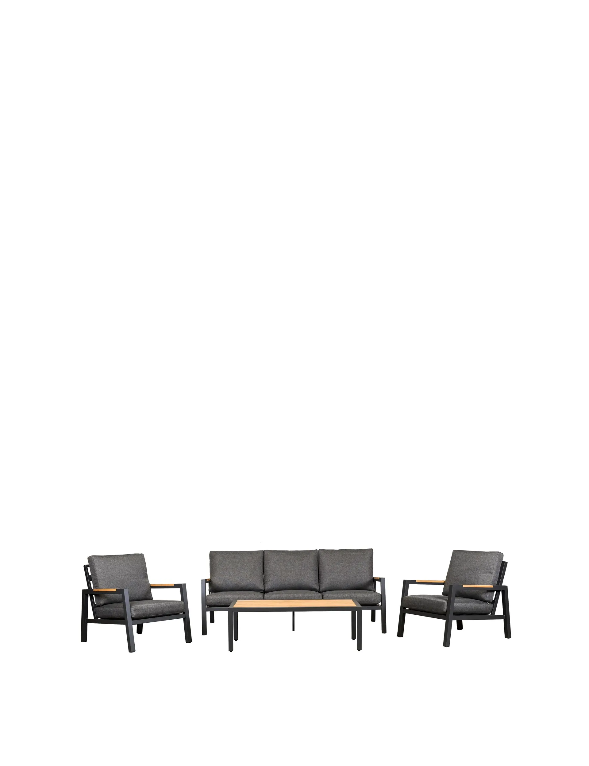 Melzo loungesæt, sort