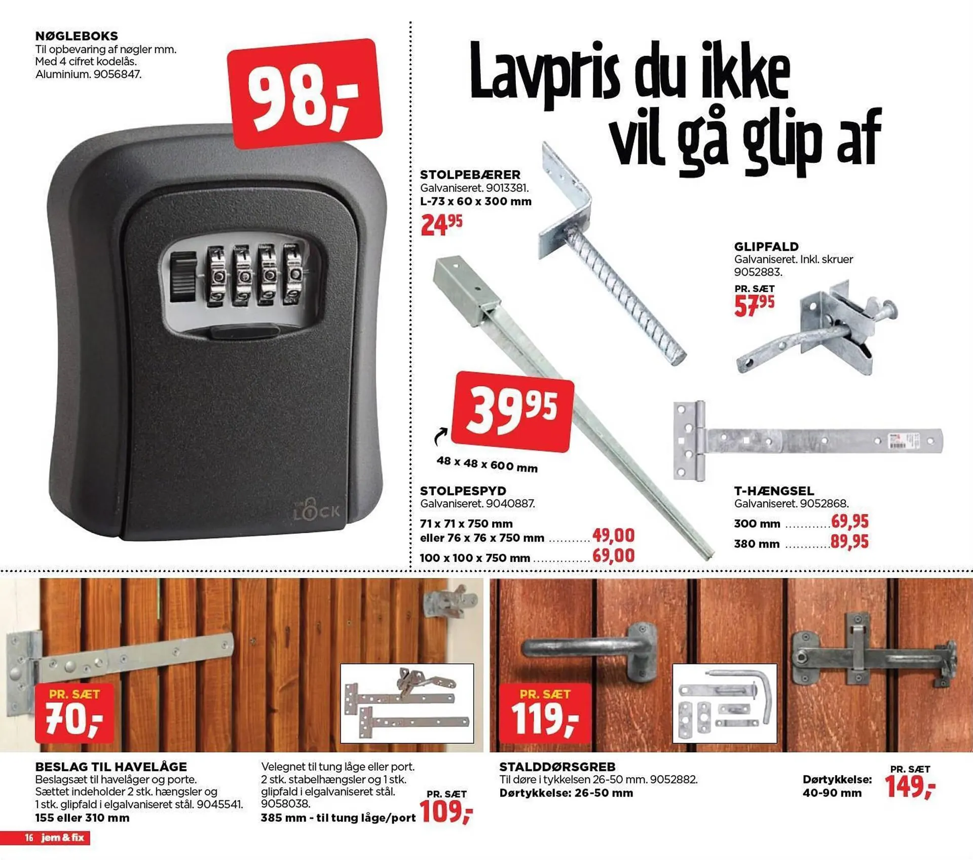 jem & fix tilbudsavis Gyldig indtil 13. august - 19. august 2023 - tilbudsavis side 16