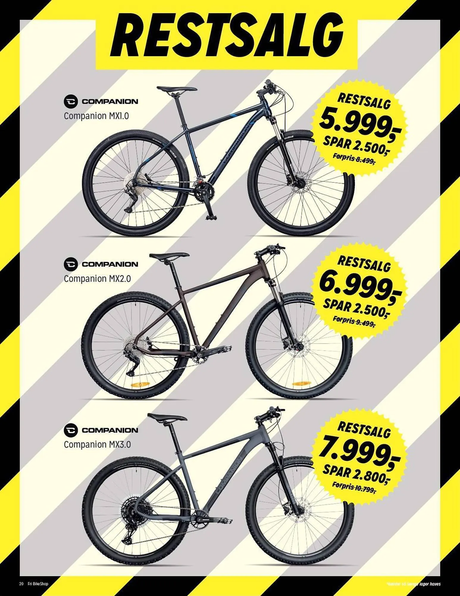 Fri BikeShopOFFLINE tilbudsavis Gyldig indtil 14. september - 27. september 2023 - tilbudsavis side 20
