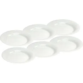Tallerken plast 6-pak