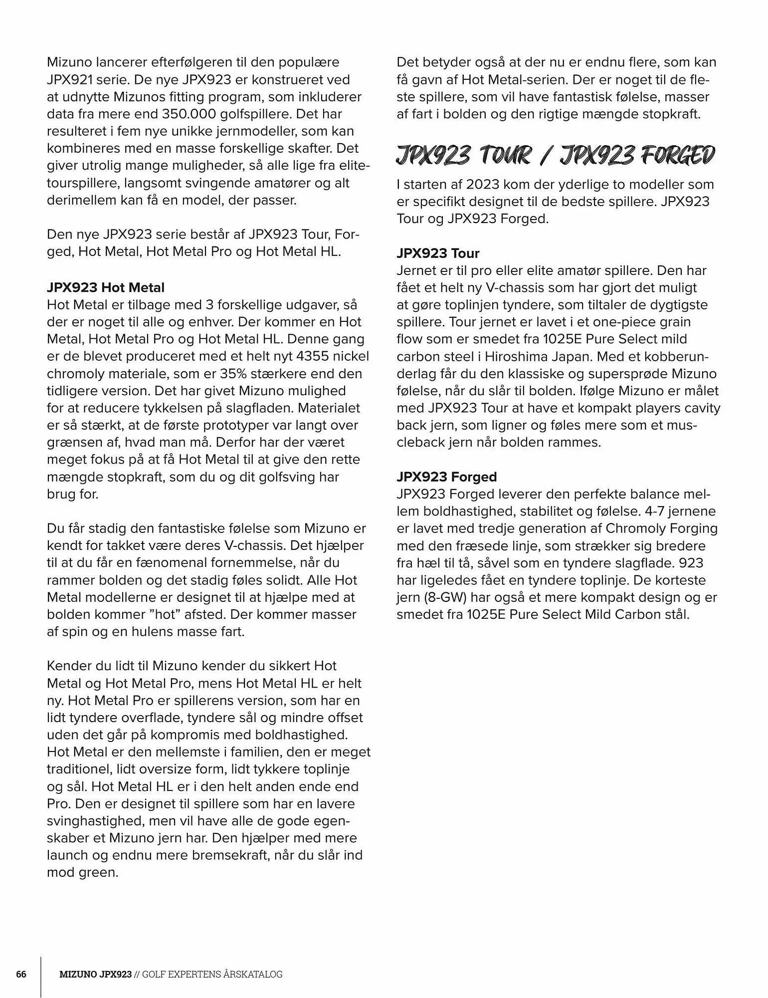 Golf Experten tilbudsavis Gyldig indtil 16. oktober - 30. november 2023 - tilbudsavis side 66