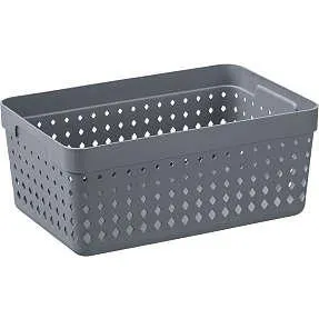 Ekstra stor Seoul organizer kurv - grå
