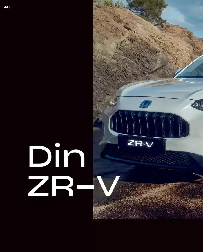 Honda ZR-V Brochure Gyldig indtil 22. februar - 22. februar 2026 - tilbudsavis side 40