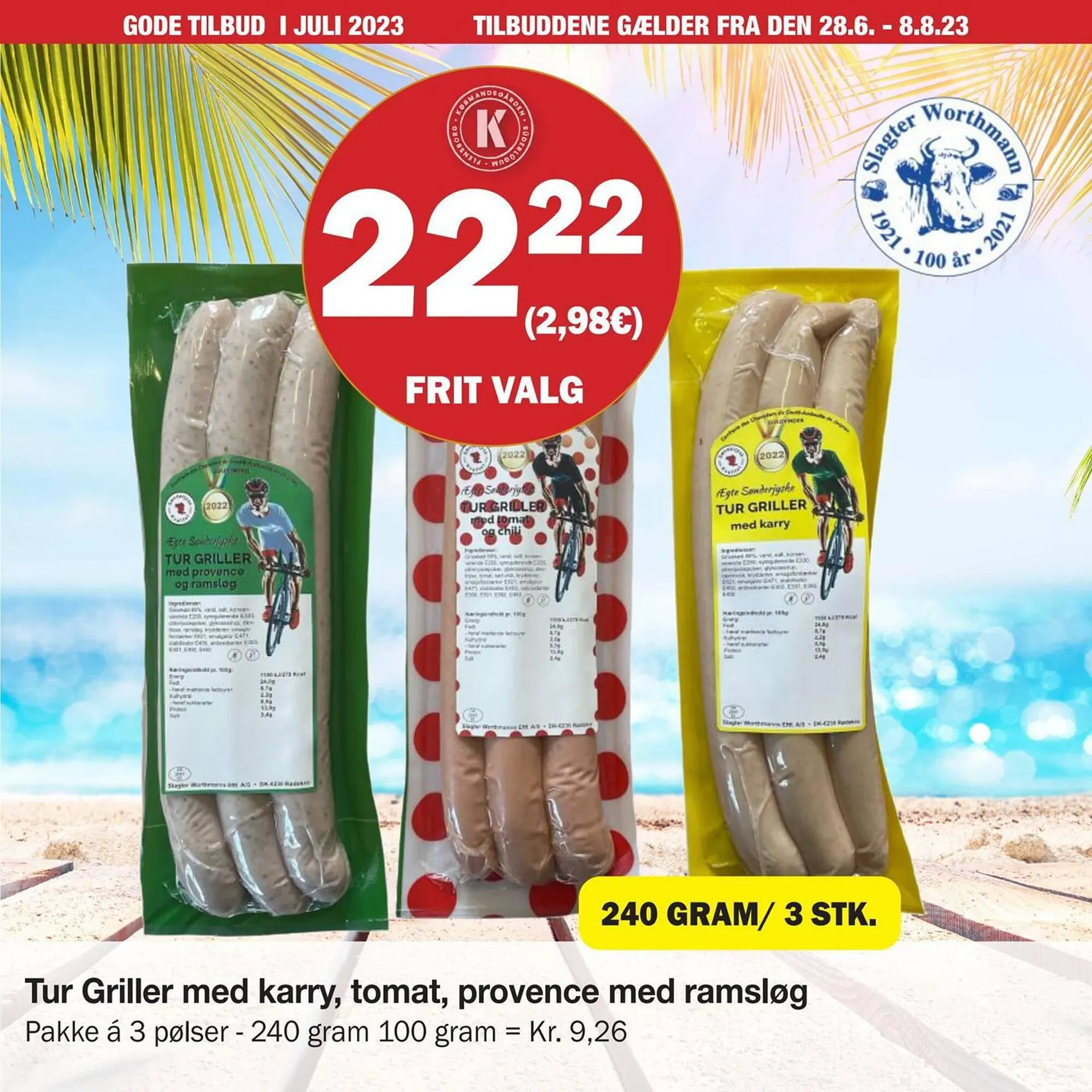 Købmandsgården tilbudsavis Gyldig indtil 27. juni - 8. august 2023 - tilbudsavis side 74