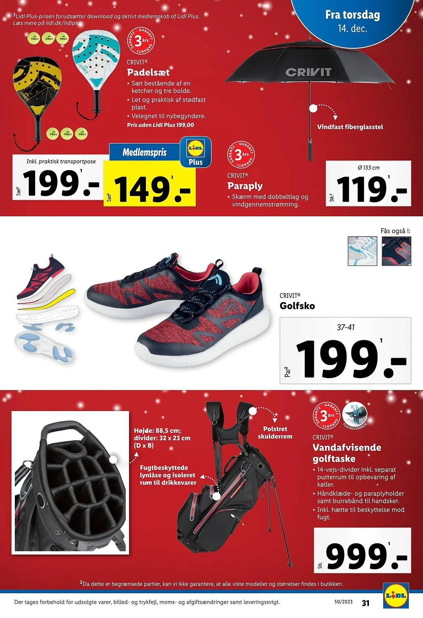 Lidl tilbudsavis Gyldig indtil 9. december - 16. december 2023 - tilbudsavis side 31