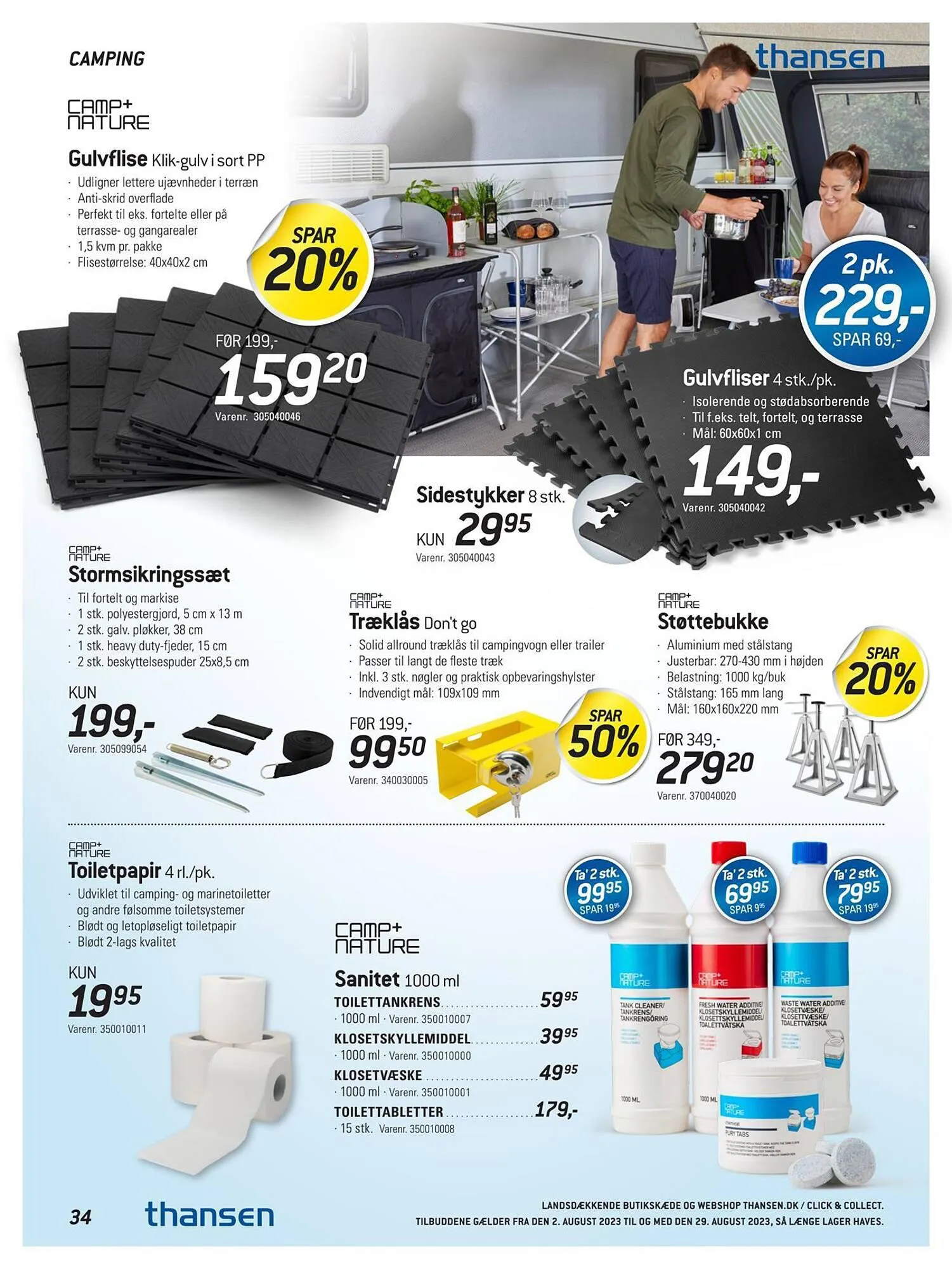 Thansen tilbudsavis Gyldig indtil 1. august - 29. august 2023 - tilbudsavis side 34