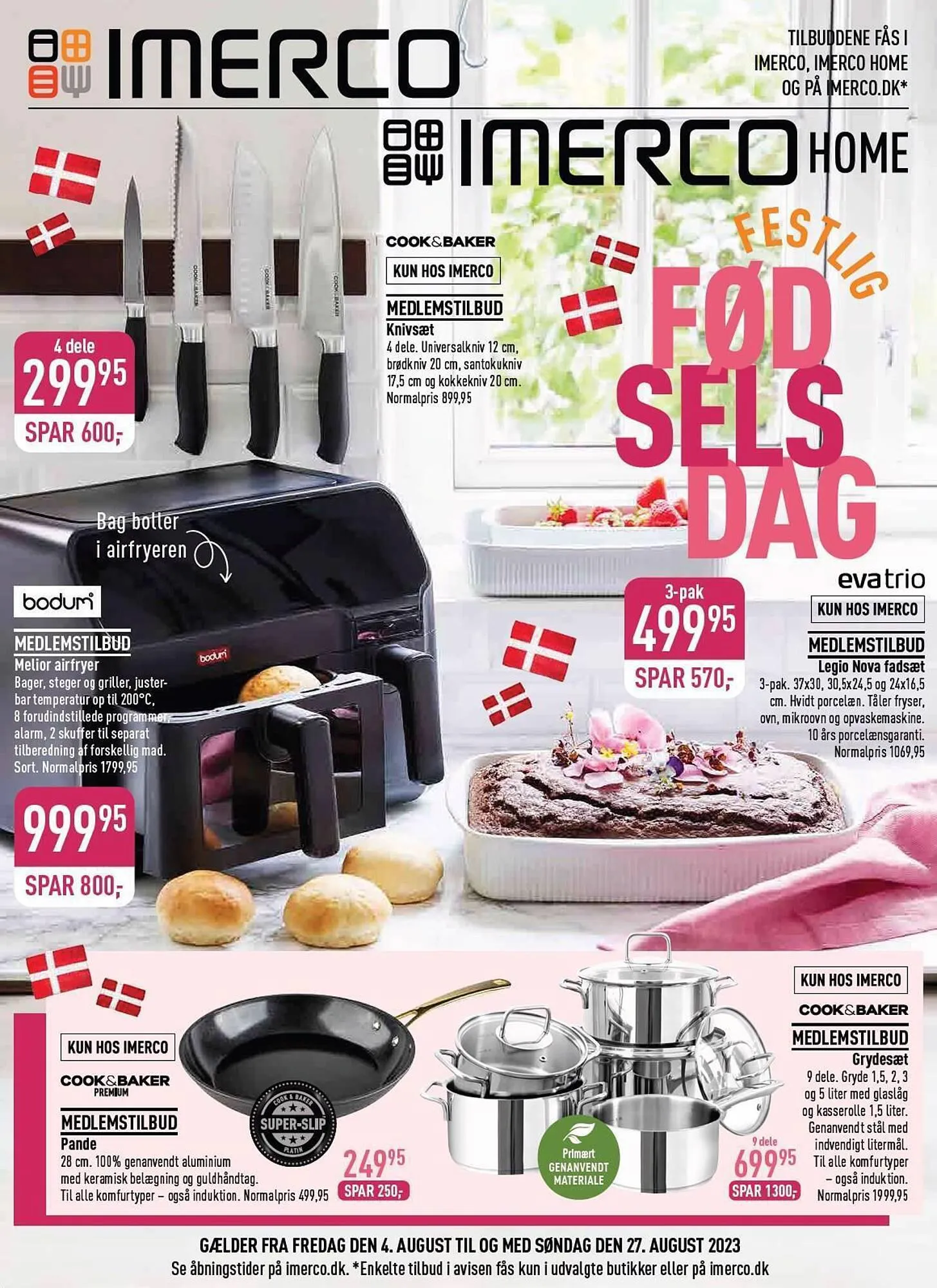 Imerco tilbudsavis Gyldig indtil 4. august - 27. august 2023 - tilbudsavis side 1