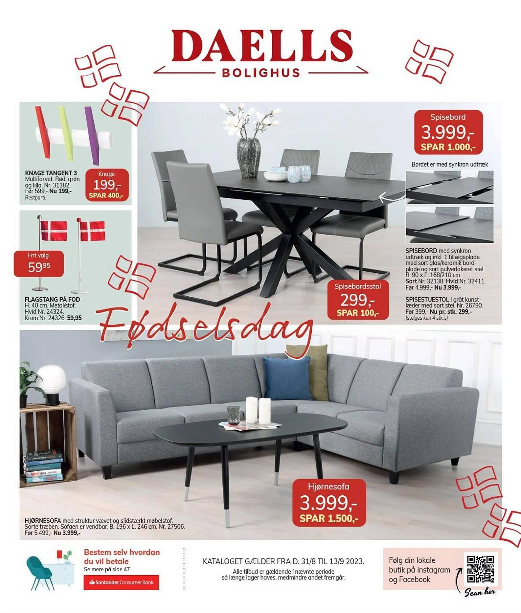 Daells Bolighus tilbudsavis Gyldig indtil 31. august - 13. september 2023 - tilbudsavis side 1