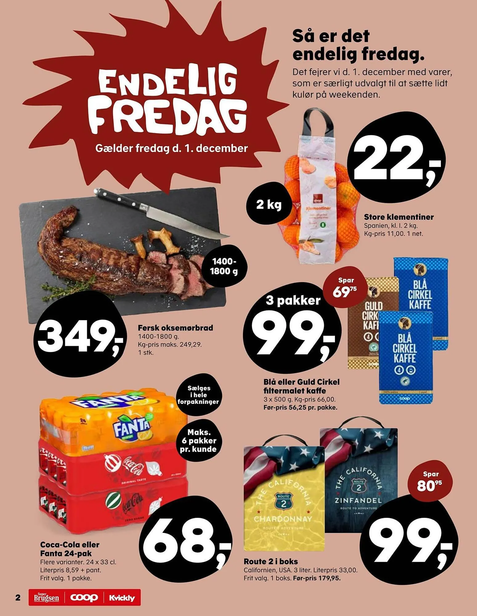 SuperBrugsen tilbudsavis Gyldig indtil 30. november - 7. december 2023 - tilbudsavis side 2