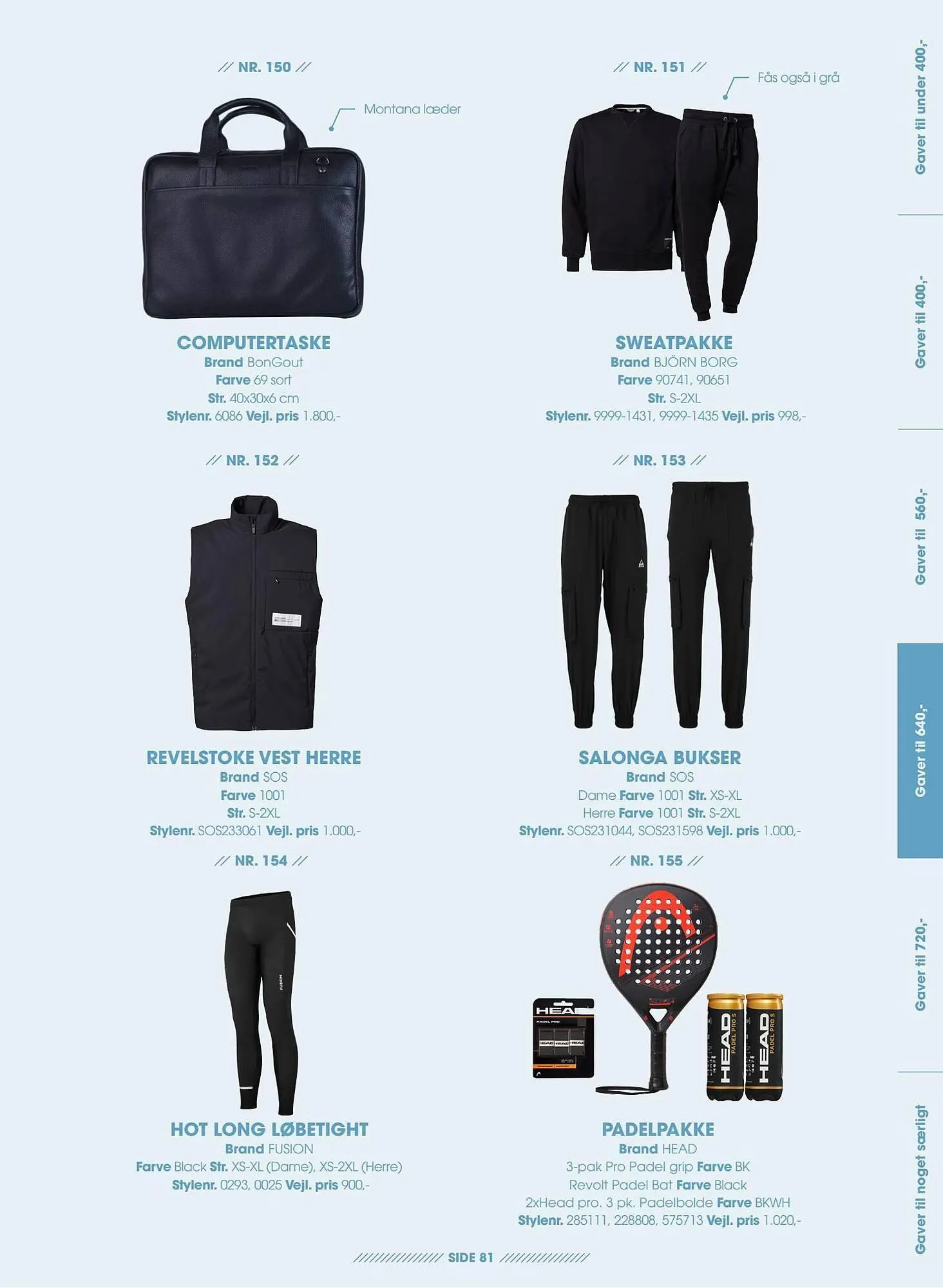Sportigan tilbudsavis Gyldig indtil 22. august - 31. december 2023 - tilbudsavis side 81