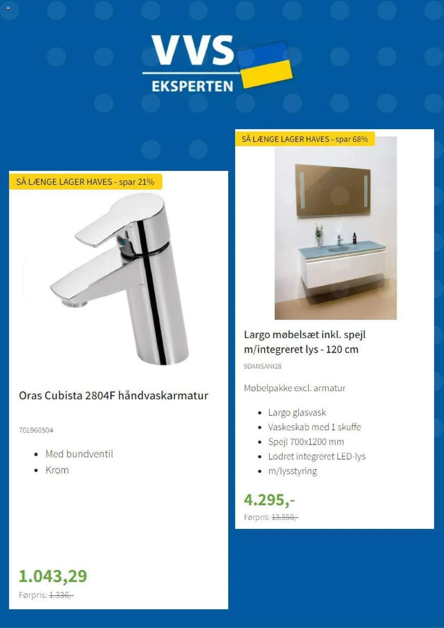 VVS Eksperten tilbudsavis Gyldig indtil 29. november - 21. december 2023 - tilbudsavis side 7