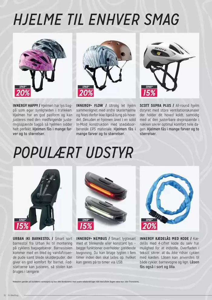 Fri BikeShop Tilbudsavis Gyldig indtil 24. januar - 7. februar 2025 - tilbudsavis side 20
