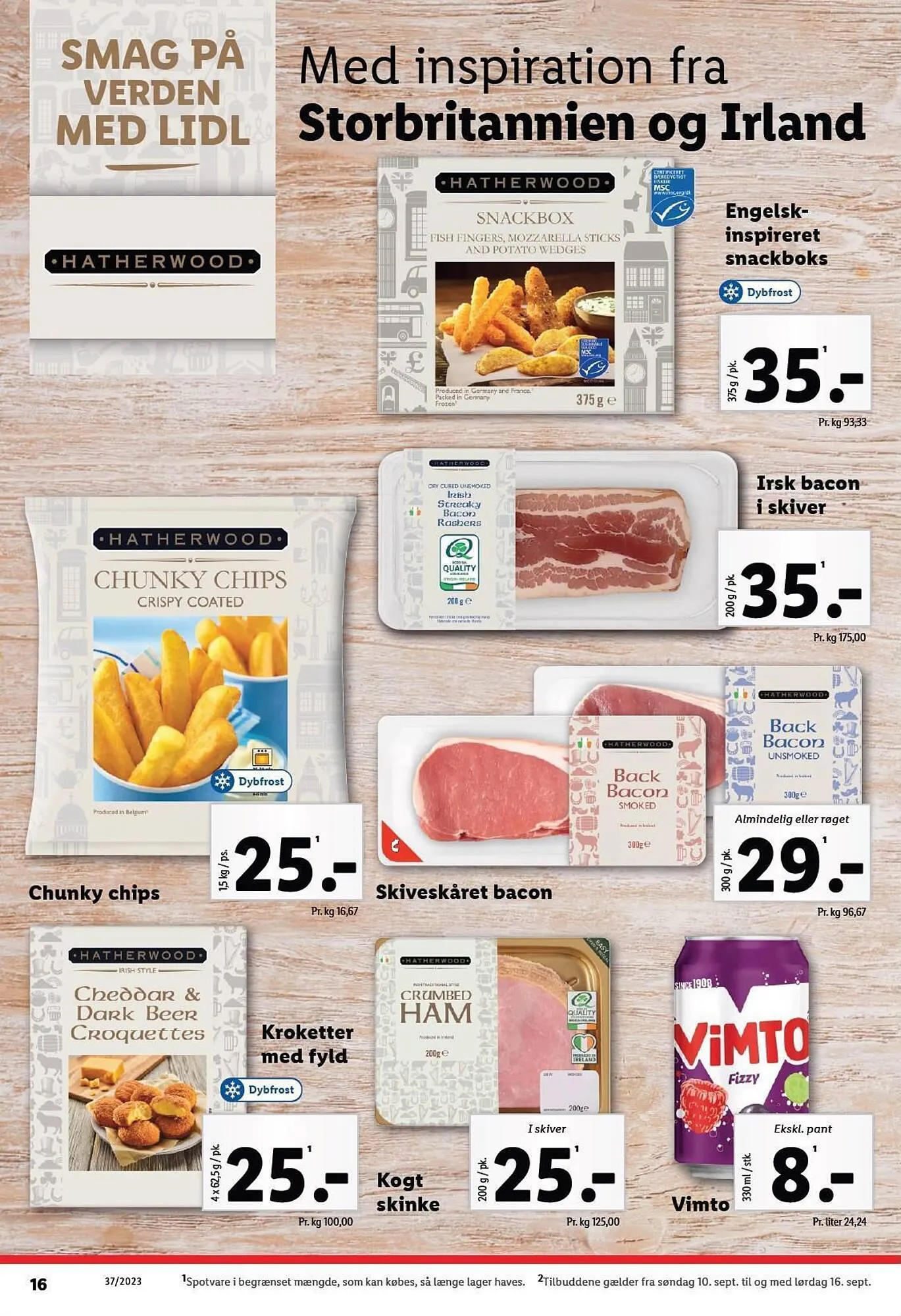 Lidl tilbudsavis Gyldig indtil 10. september - 16. september 2023 - tilbudsavis side 16