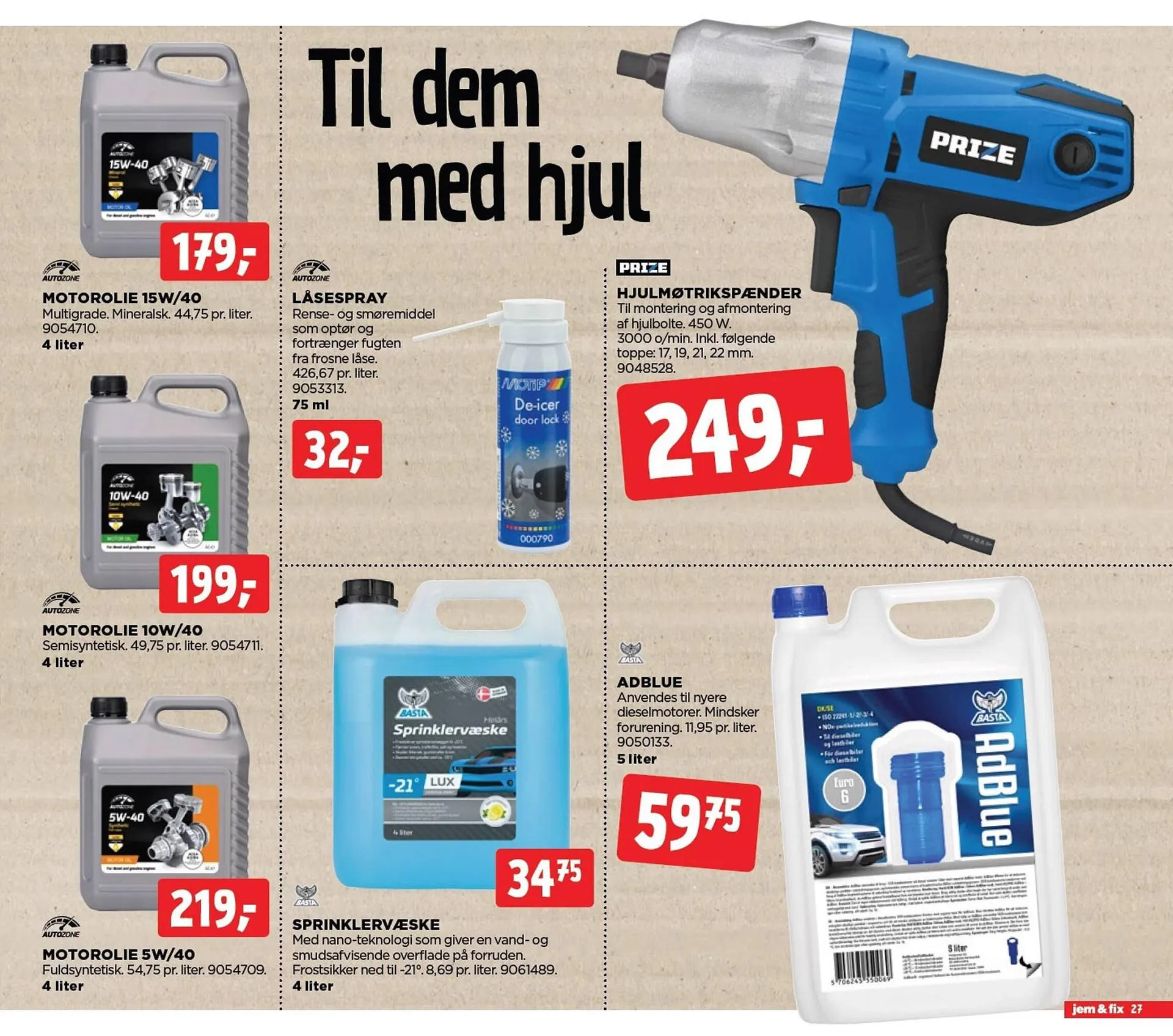 jem & fix tilbudsavis Gyldig indtil 6. oktober - 12. oktober 2024 - tilbudsavis side 27