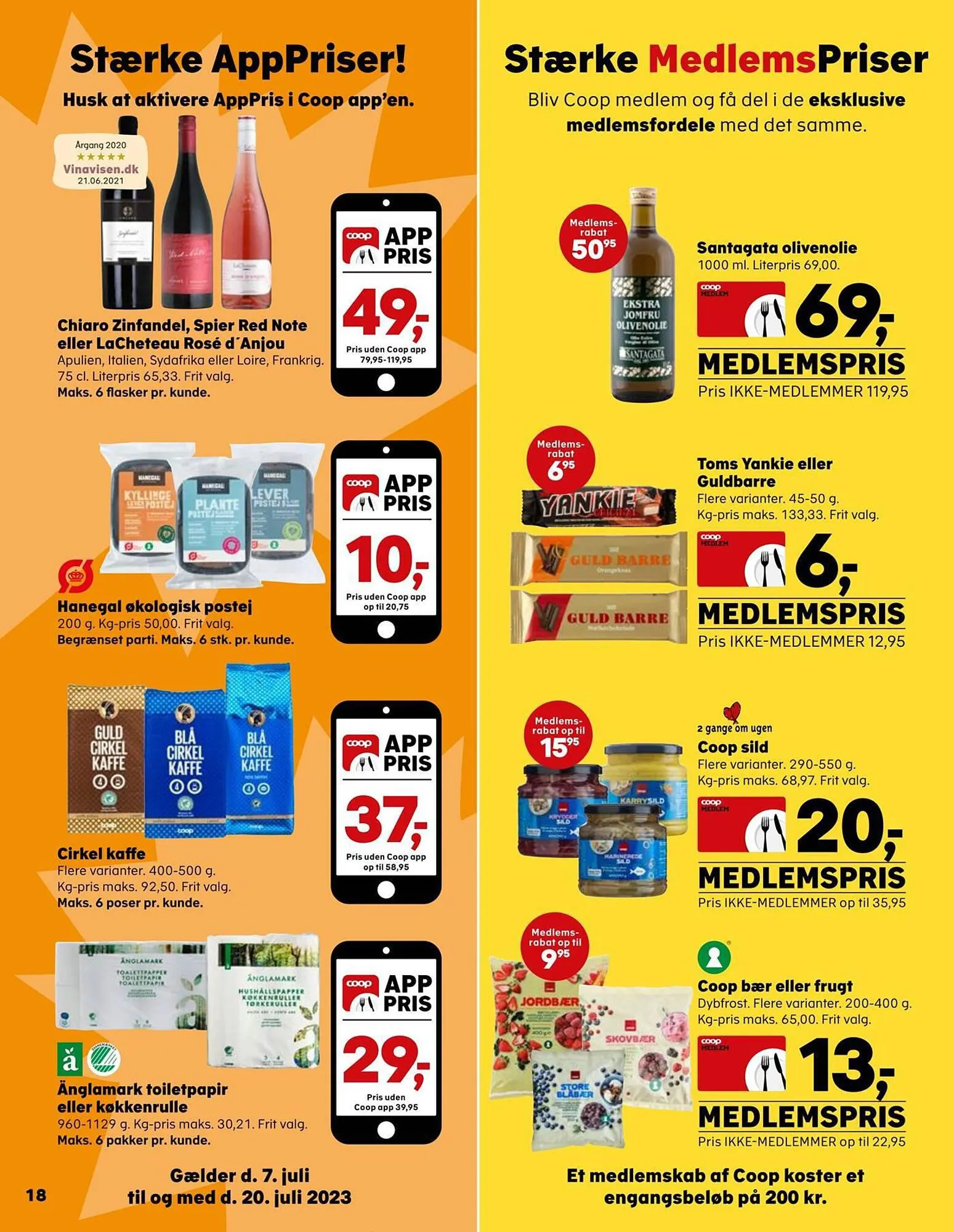 SuperBrugsen tilbudsavis Gyldig indtil 6. juli - 20. juli 2023 - tilbudsavis side 22