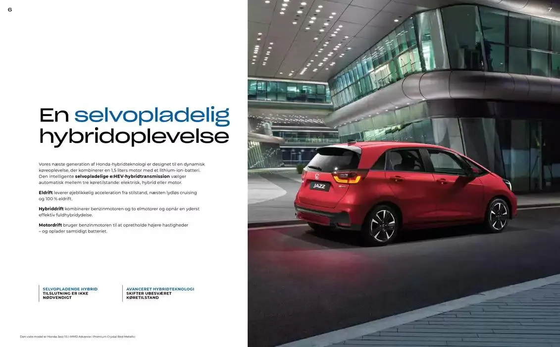 Honda Jazz Hybrid Brosjyre Gyldig indtil 23. januar - 23. januar 2026 - tilbudsavis side 4