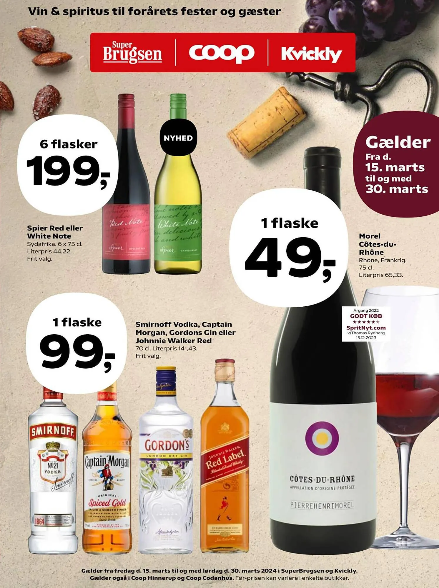 SuperBrugsen tilbudsavis Gyldig indtil 14. marts - 30. marts 2024 - tilbudsavis side 1