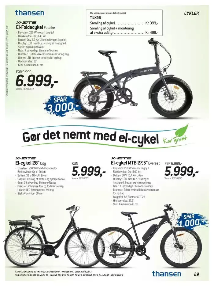 Aktuell kundeavis Thansen Gyldig indtil 29. januar - 25. februar 2025 - tilbudsavis side 29