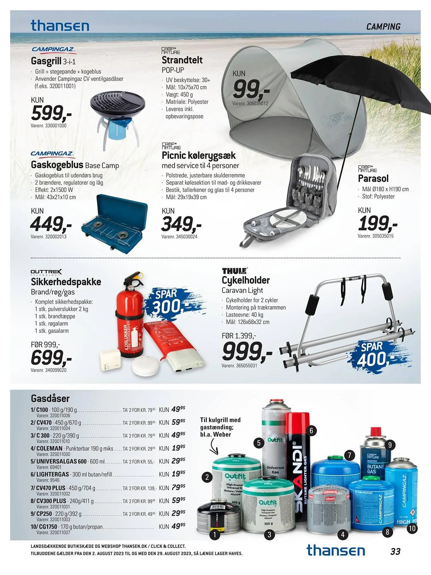 Thansen tilbudsavis Gyldig indtil 1. august - 29. august 2023 - tilbudsavis side 33