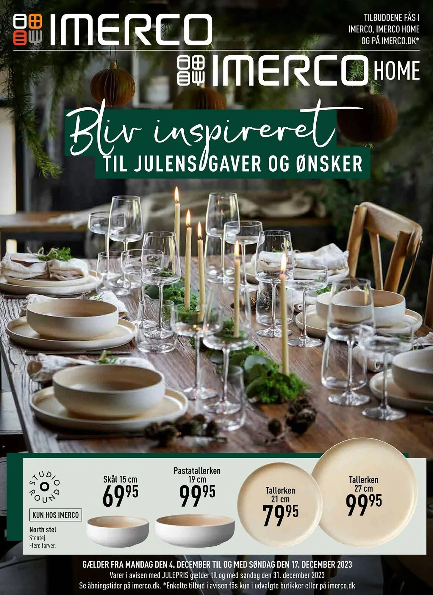 Imerco tilbudsavis Gyldig indtil 3. december - 17. december 2023 - tilbudsavis side 1