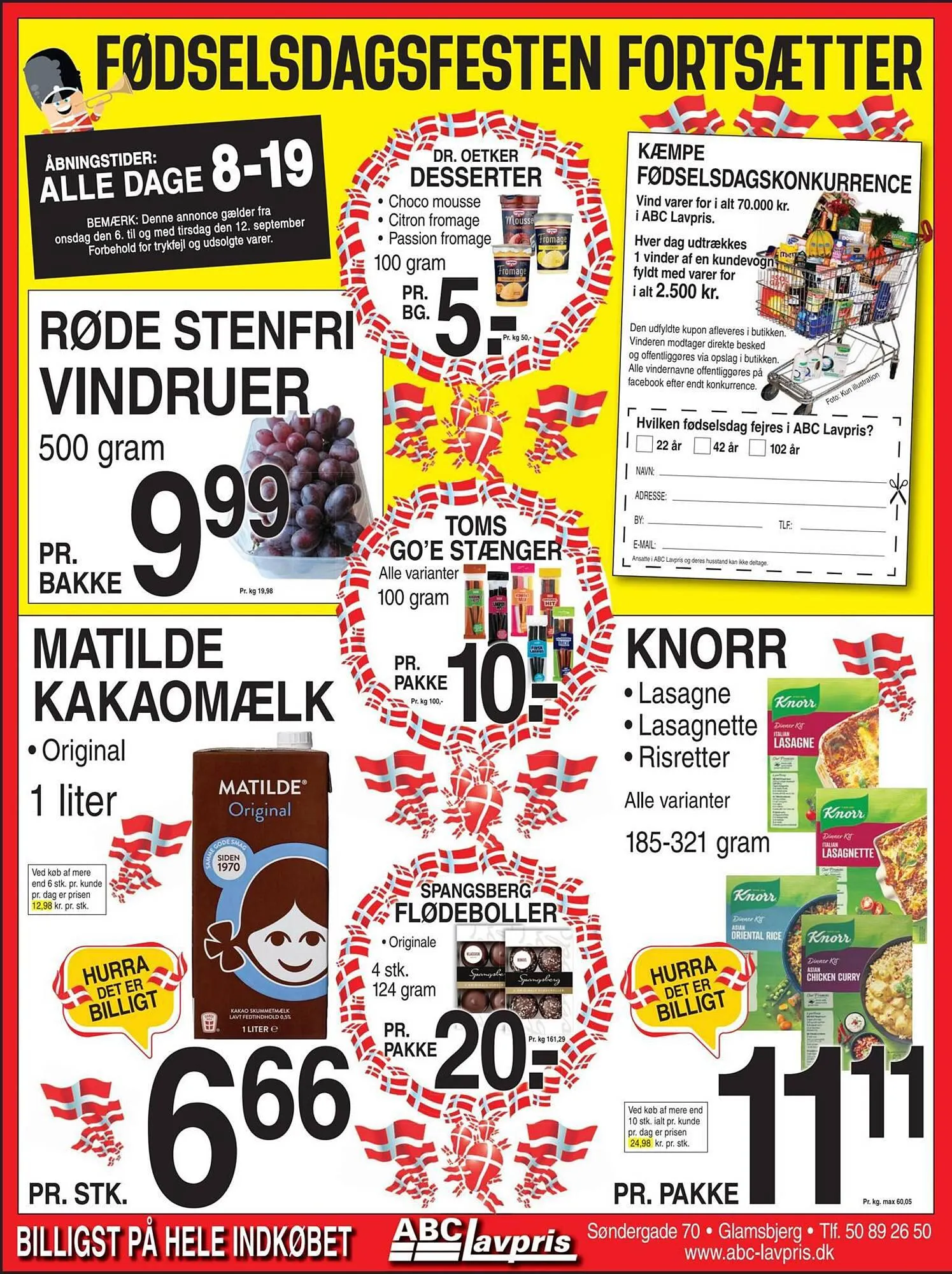 ABC Lavpris tilbudsavis Gyldig indtil 5. september - 12. september 2023 - tilbudsavis side 1