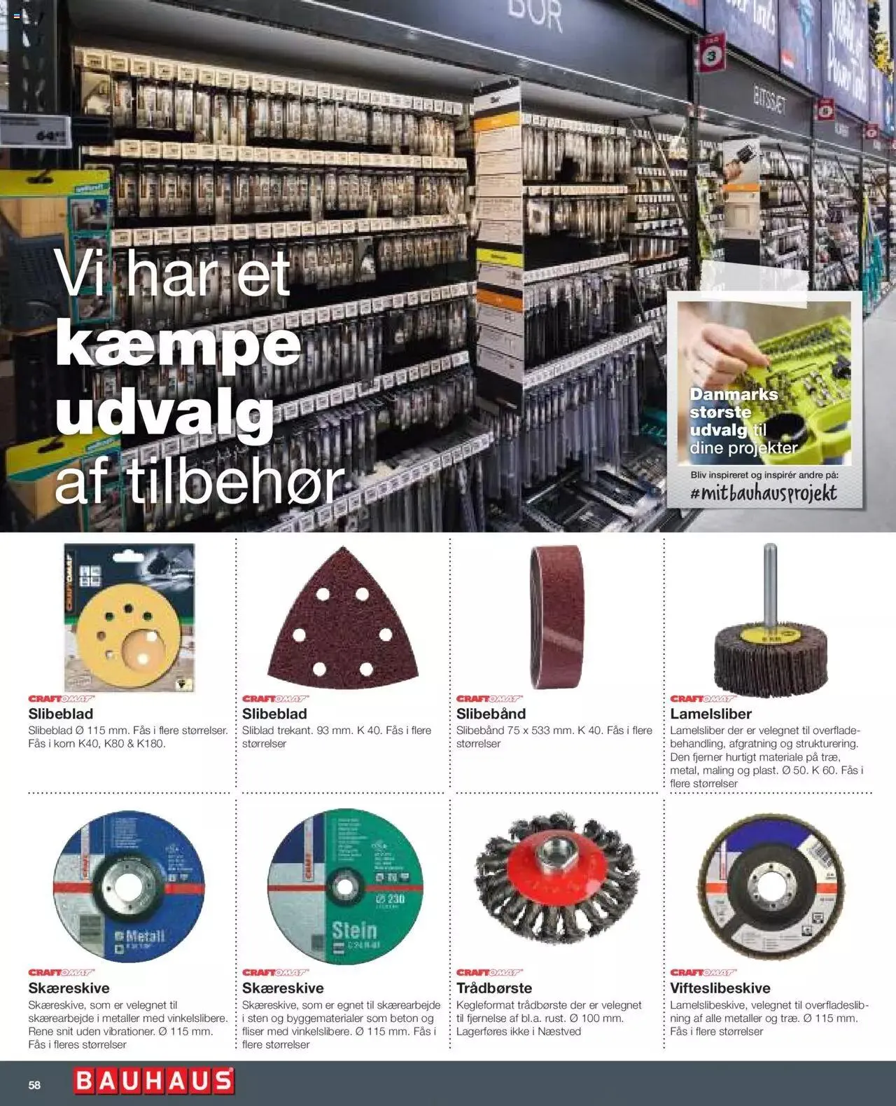Bauhaus - El-værktøj og havemaskinemagasin Gyldig indtil 1. maj - 31. december 2023 - tilbudsavis side 58