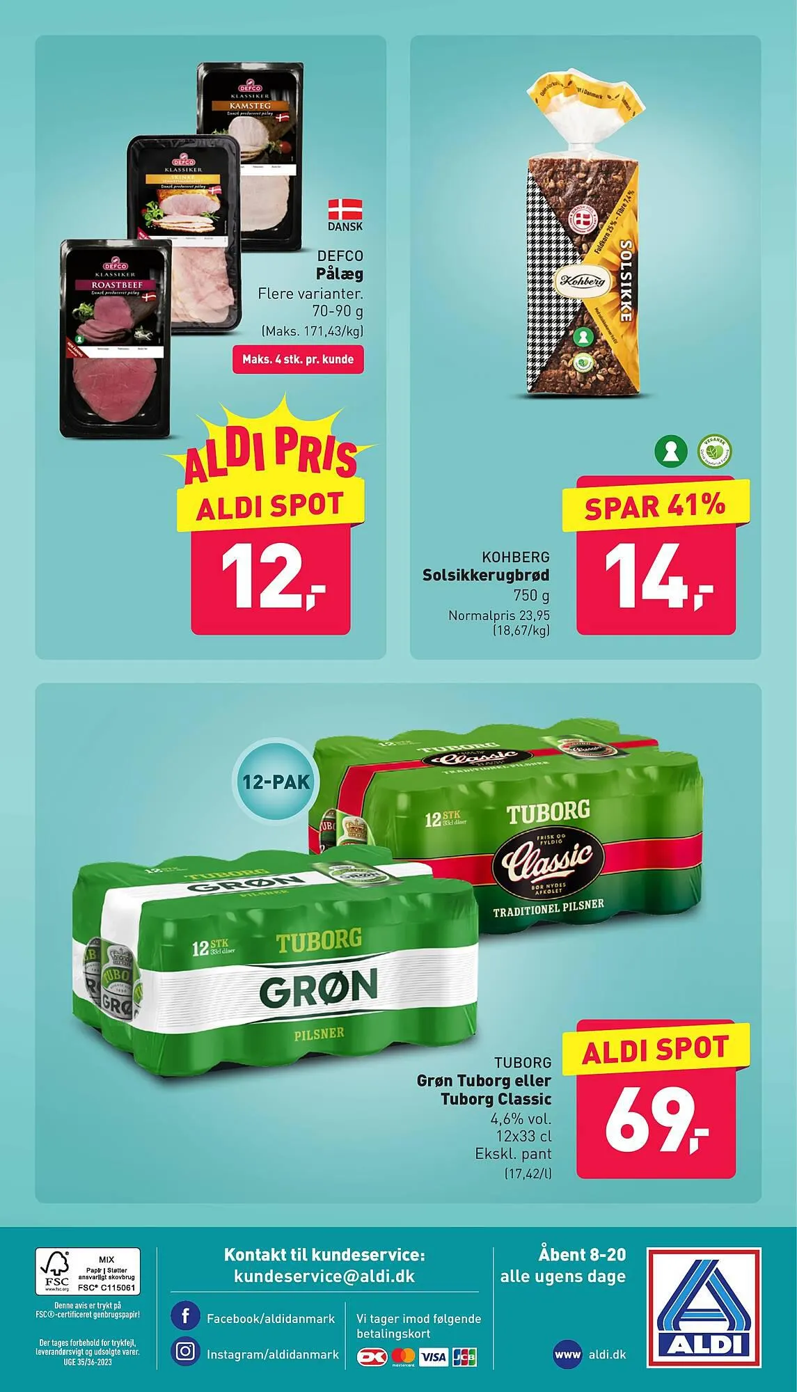 ALDI tilbudsavis Gyldig indtil 1. september - 7. september 2023 - tilbudsavis side 4