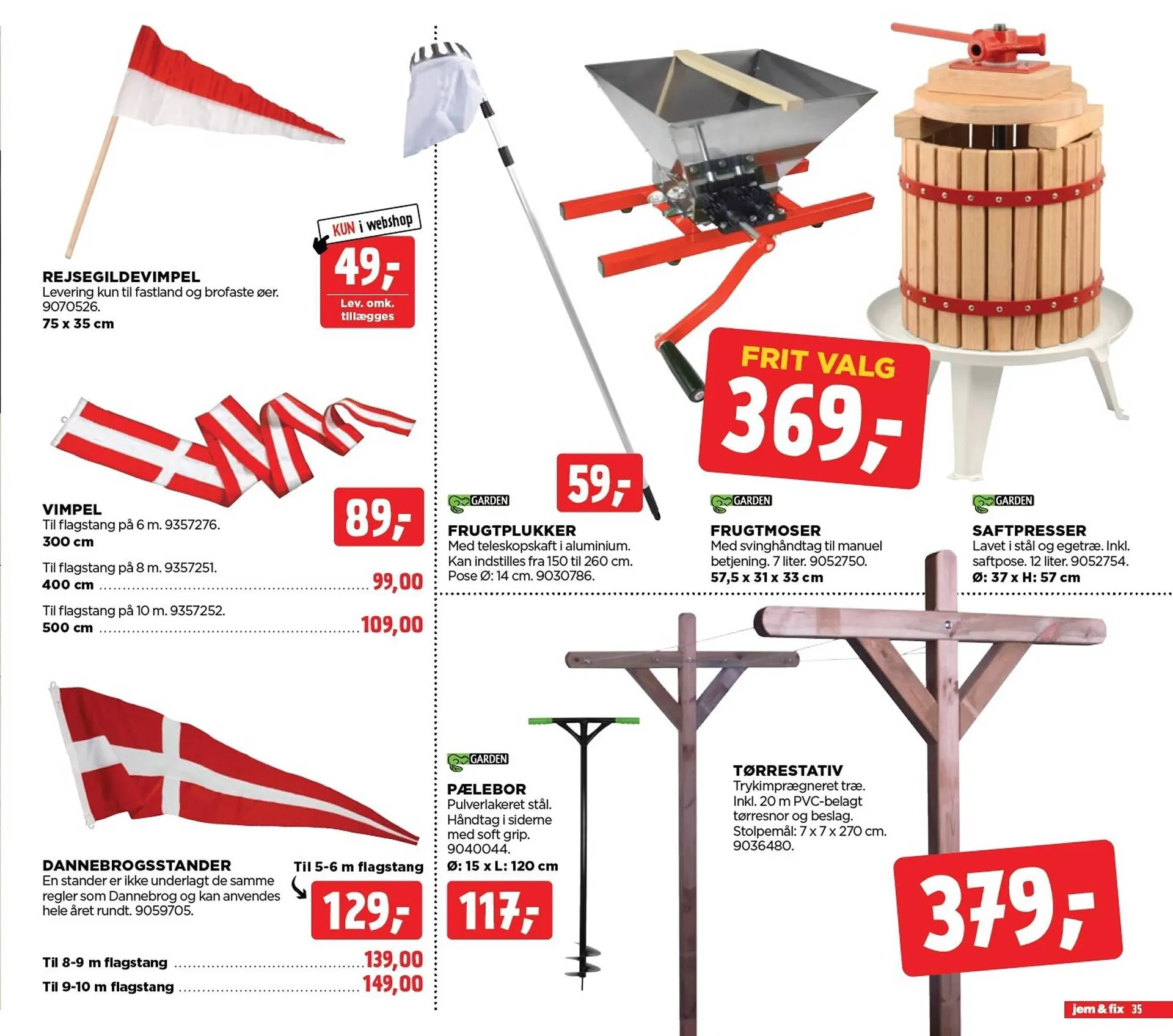 jem & fix tilbudsavis Gyldig indtil 6. oktober - 12. oktober 2024 - tilbudsavis side 35