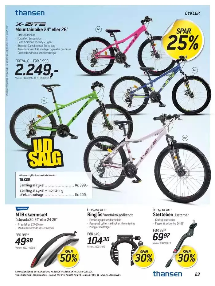 Aktuell kundeavis Thansen Gyldig indtil 1. januar - 28. januar 2025 - tilbudsavis side 23
