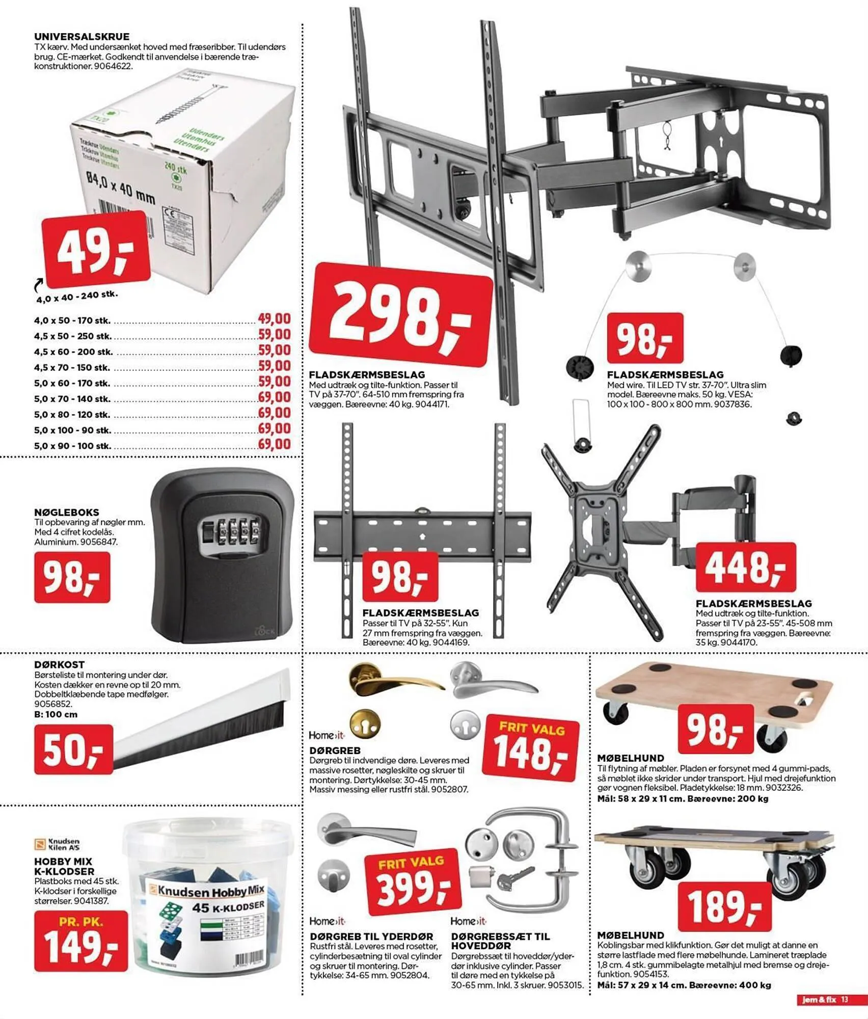 jem & fix tilbudsavis Gyldig indtil 19. november - 25. november 2023 - tilbudsavis side 13