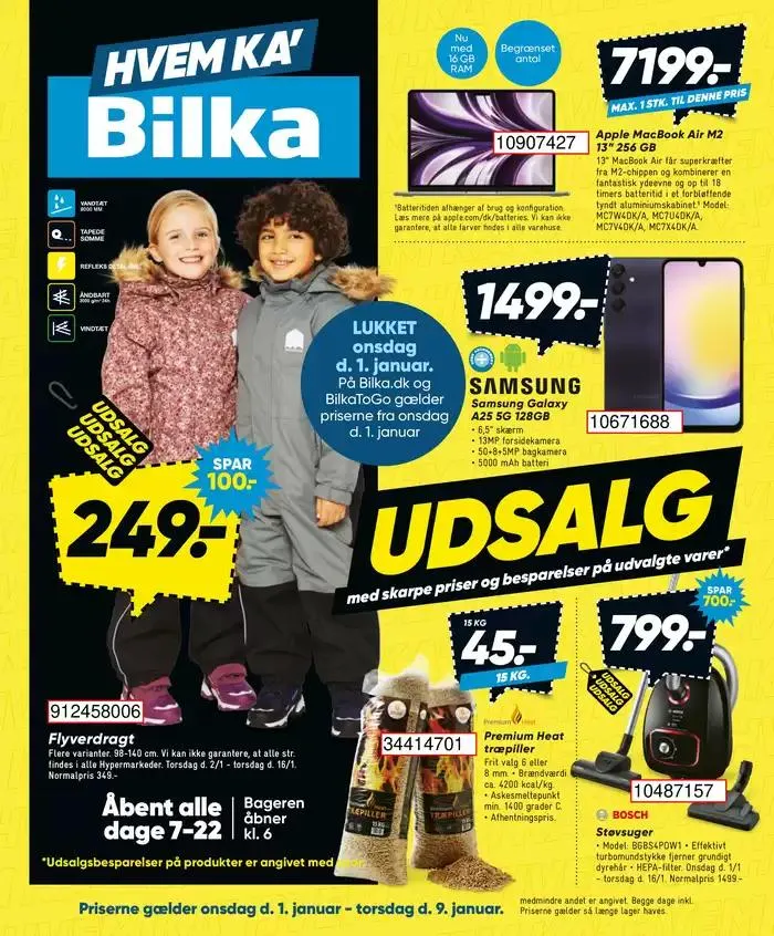 Bilka Tilbudsavis Gyldig indtil 4. januar - 11. januar 2025 - tilbudsavis side 1