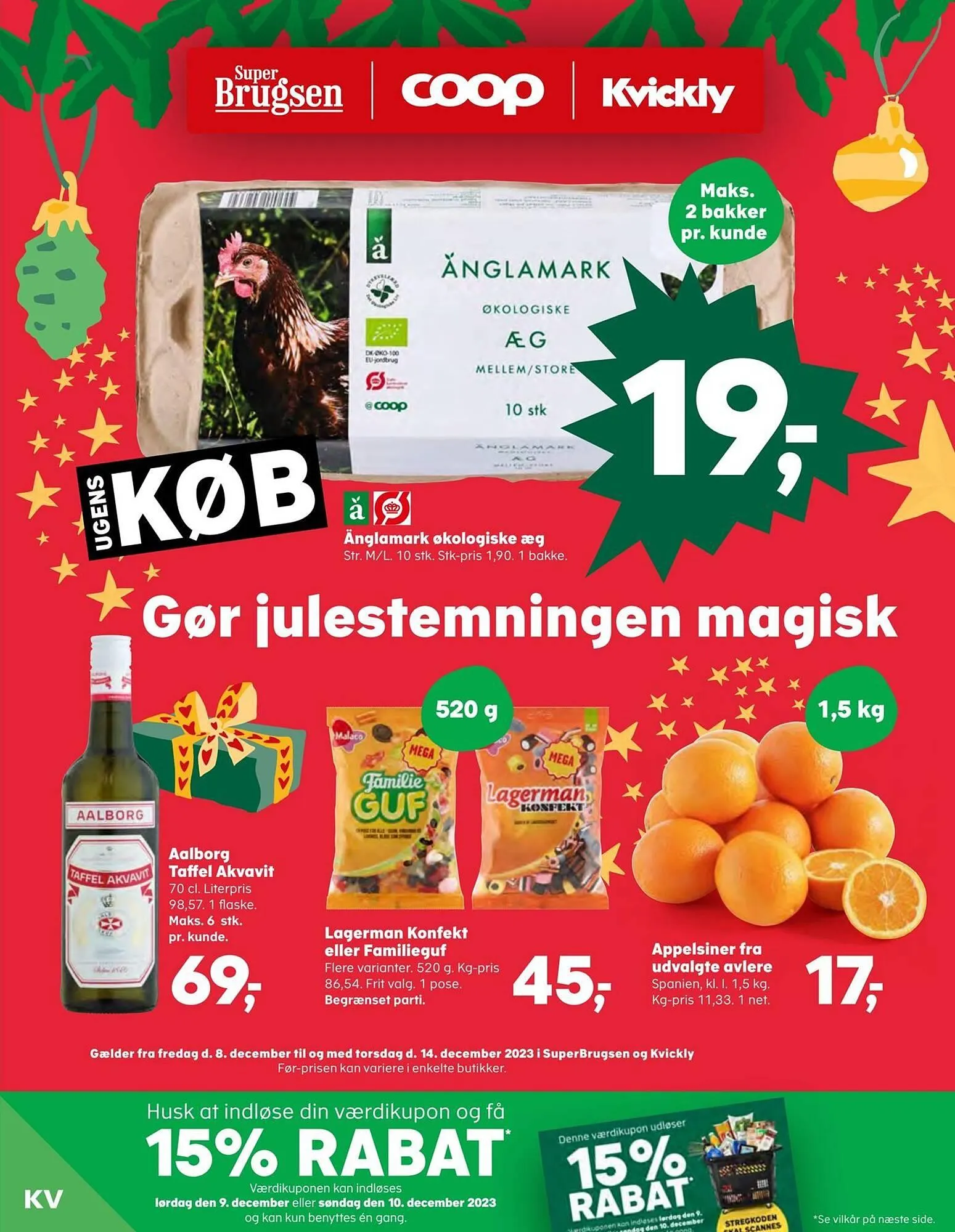 Kvickly tilbudsavis Gyldig indtil 7. december - 14. december 2023 - tilbudsavis side 1