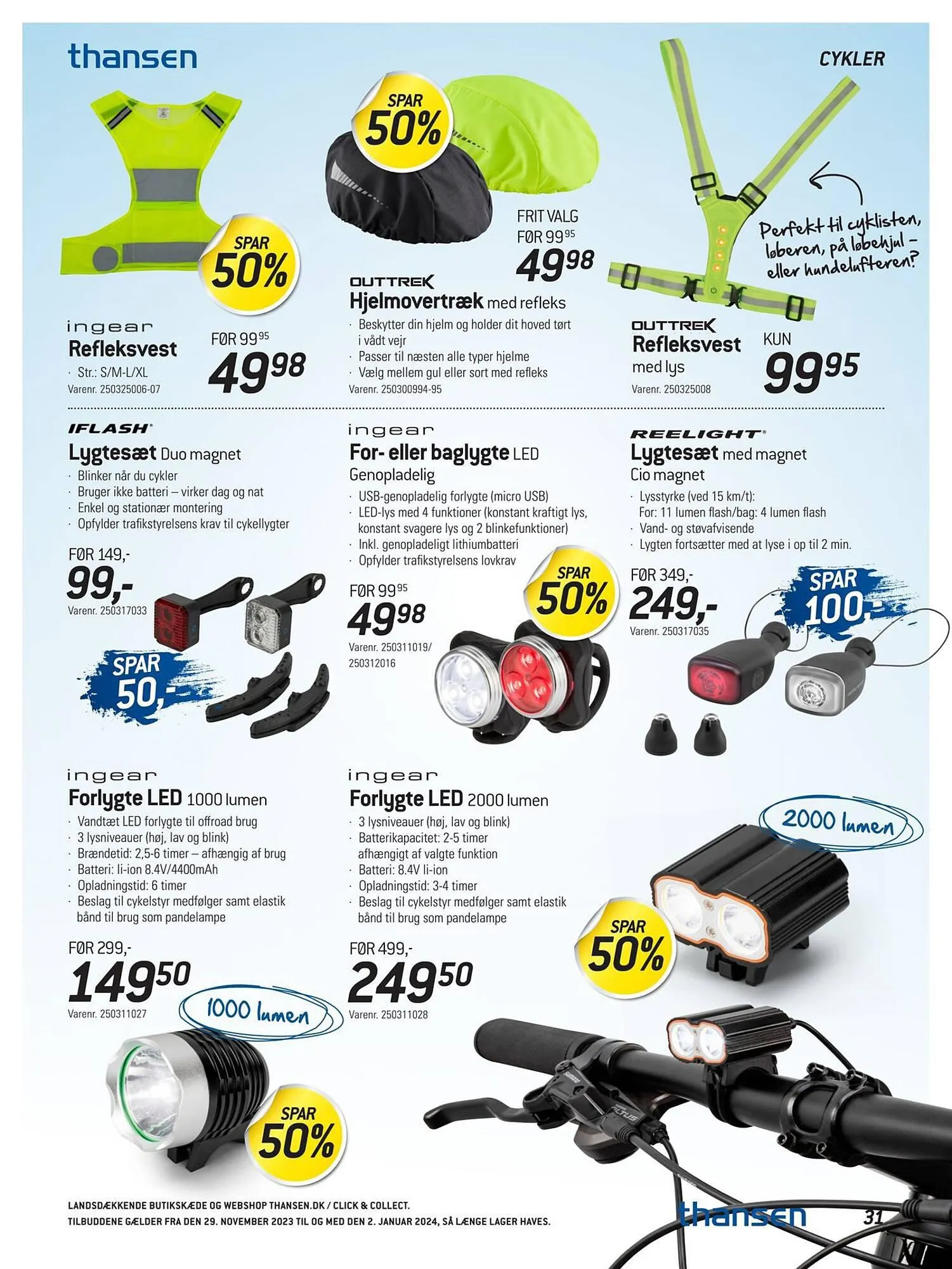 Thansen tilbudsavis Gyldig indtil 28. november - 2. januar 2024 - tilbudsavis side 31