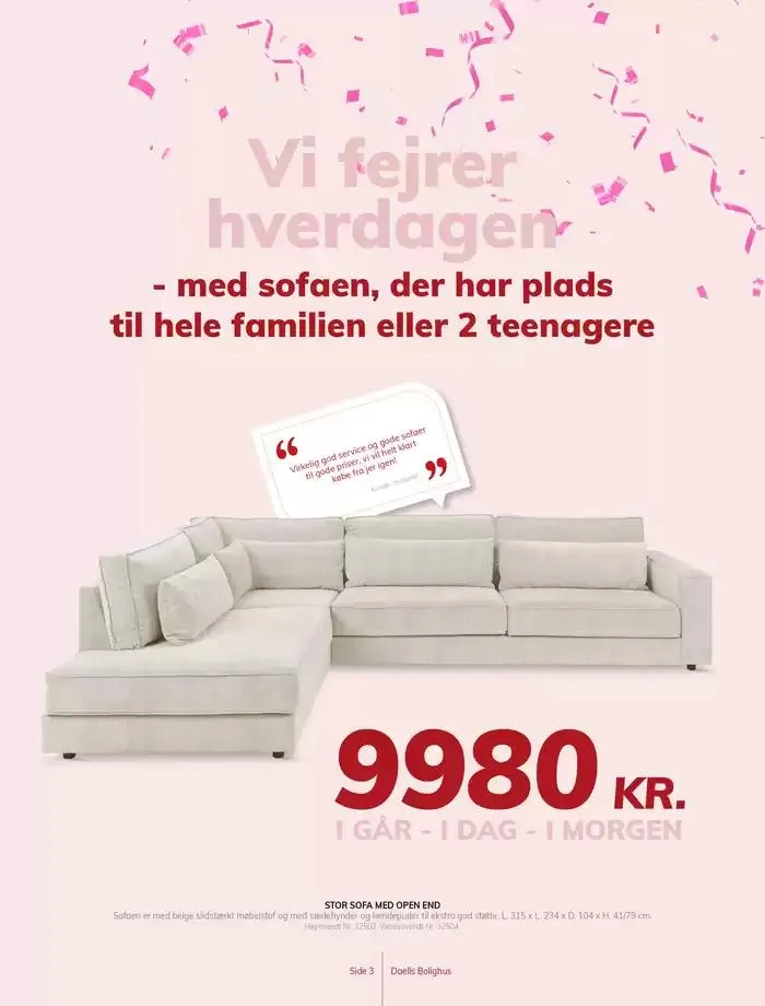 Daells Bolighus Vi fejrer hverdagen Gyldig indtil 30. januar - 13. februar 2025 - tilbudsavis side 3