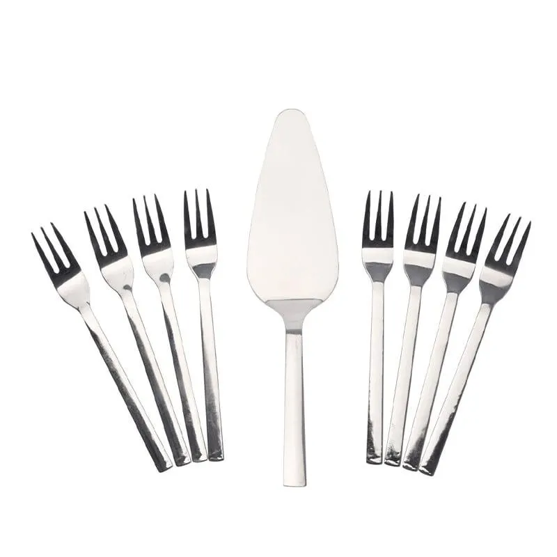 Kagesæt 9 dele - kagespade inkl. 8 kagegafler