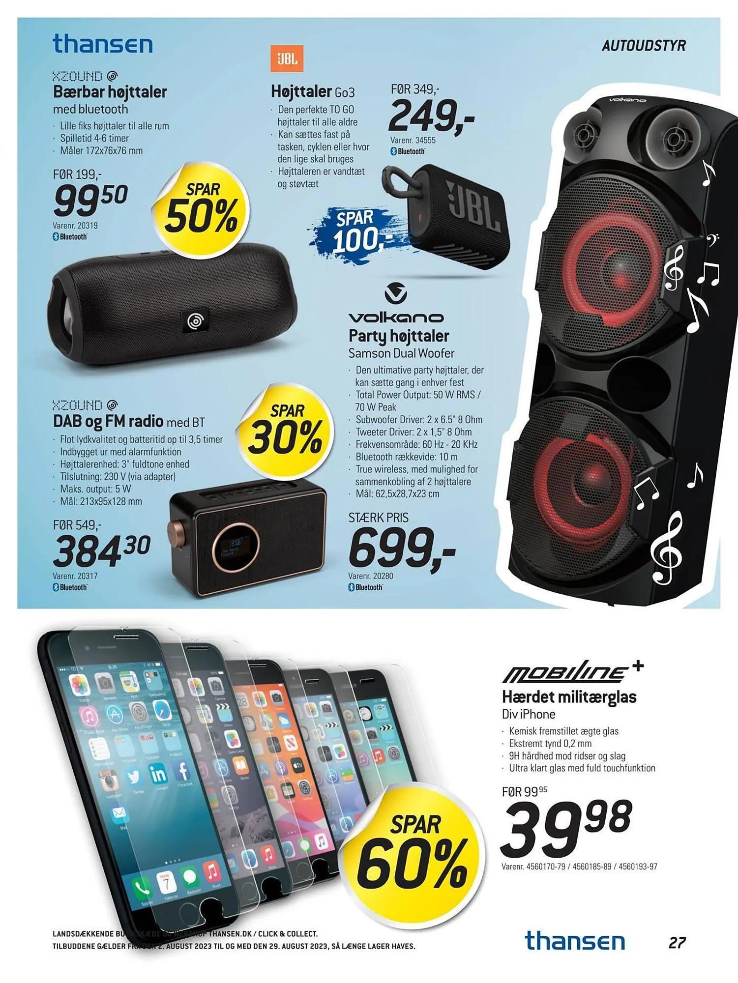 Thansen tilbudsavis Gyldig indtil 1. august - 29. august 2023 - tilbudsavis side 27