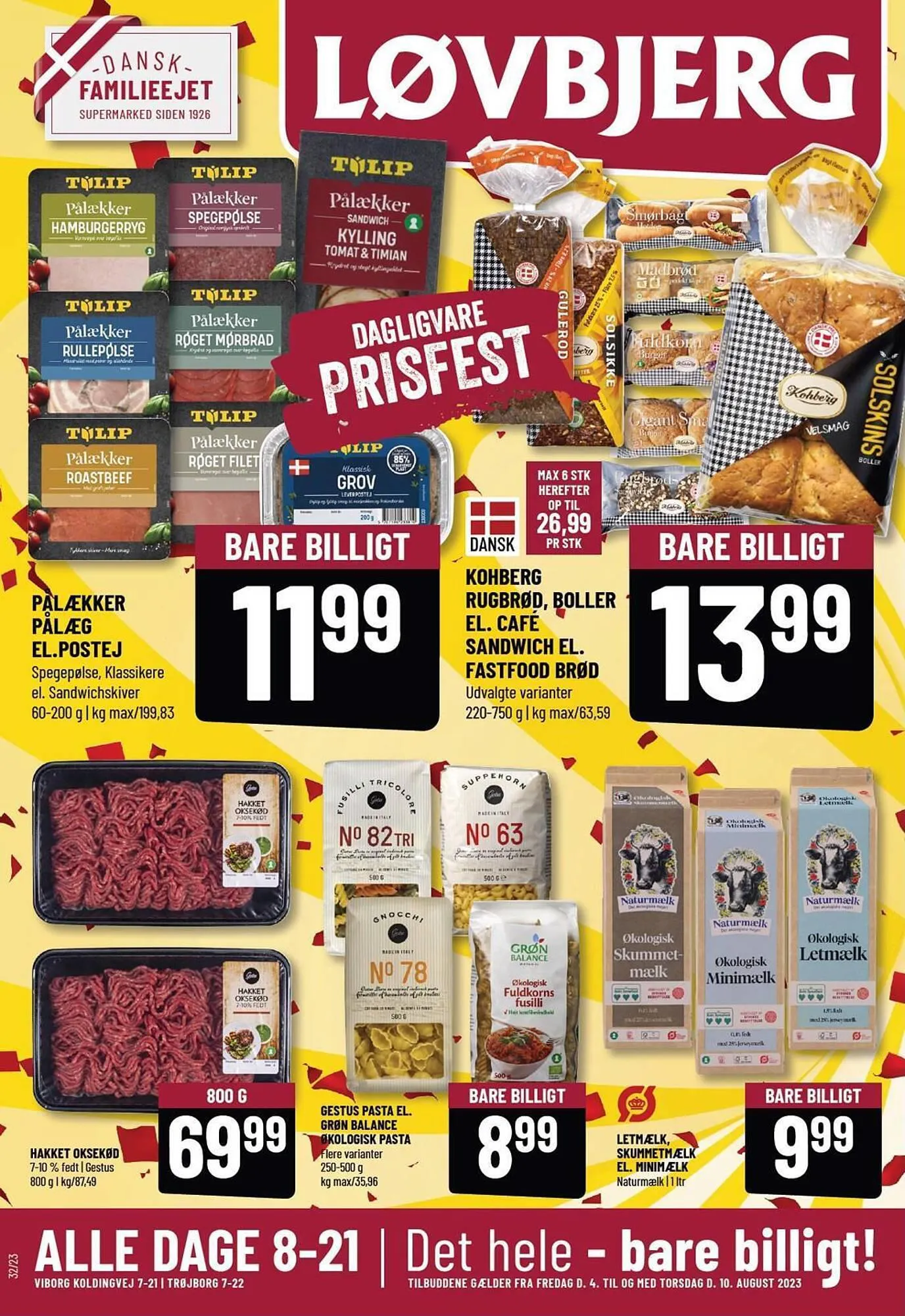 Løvbjerg tilbudsavis Gyldig indtil 4. august - 10. august 2023 - tilbudsavis side 1