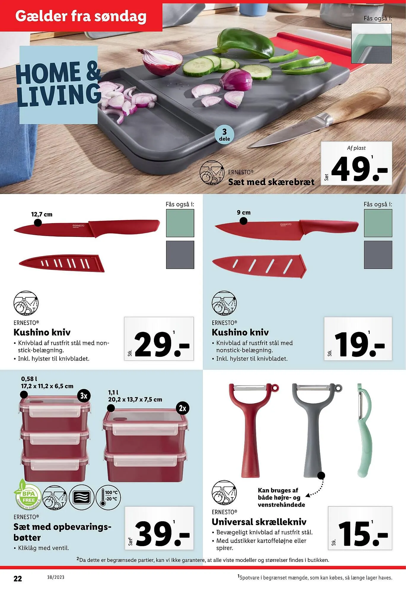 Lidl tilbudsavis Gyldig indtil 17. september - 23. september 2023 - tilbudsavis side 22