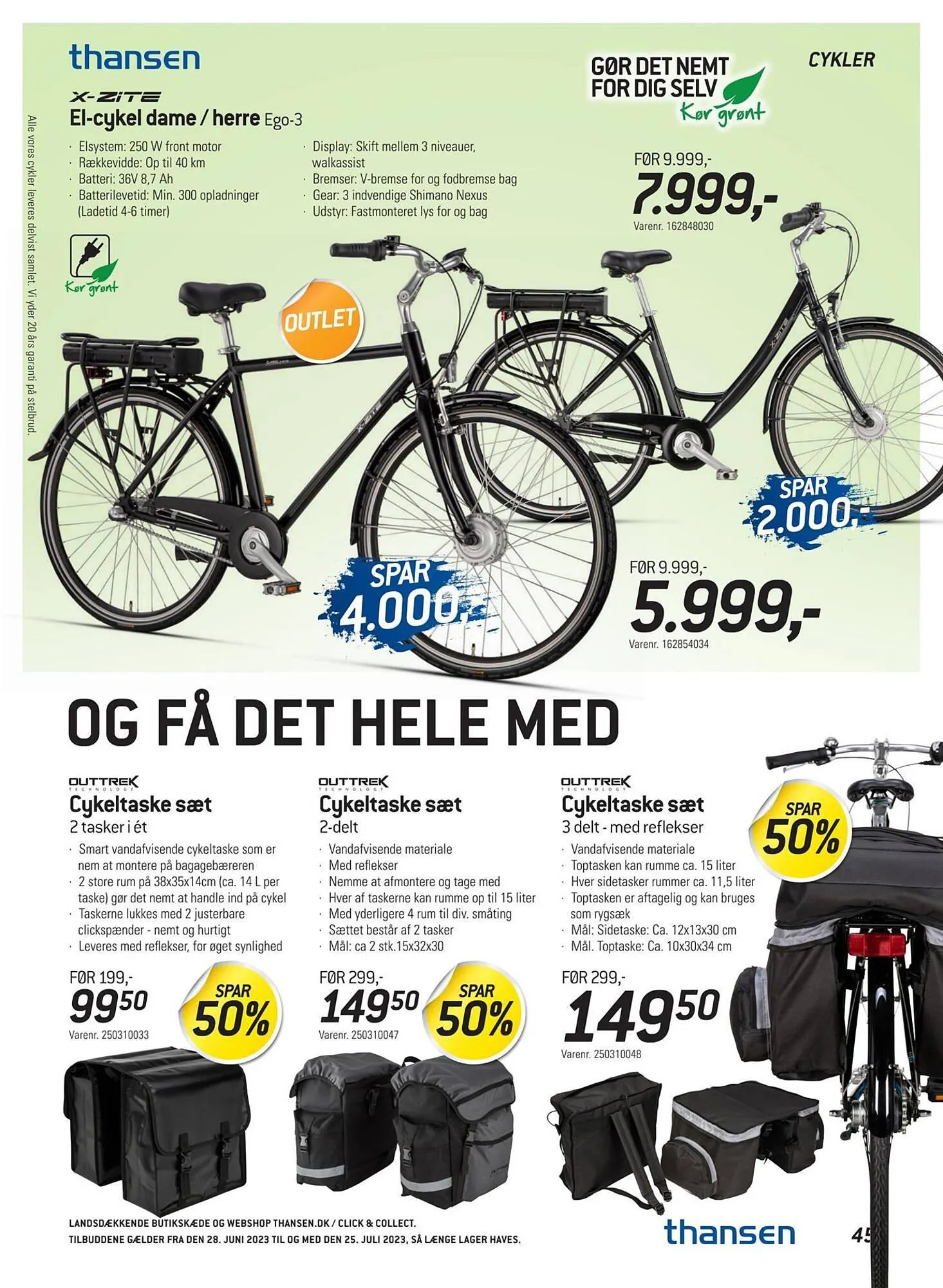 Thansen tilbudsavis Gyldig indtil 27. juni - 25. juli 2023 - tilbudsavis side 45