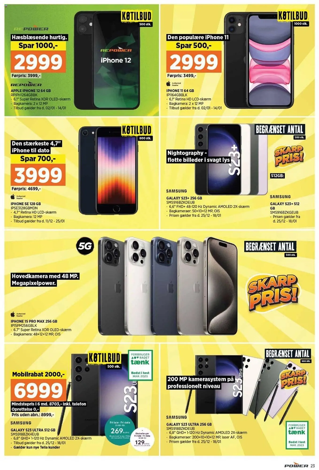 Power tilbudsavis Gyldig indtil 11. januar - 25. januar 2024 - tilbudsavis side 23