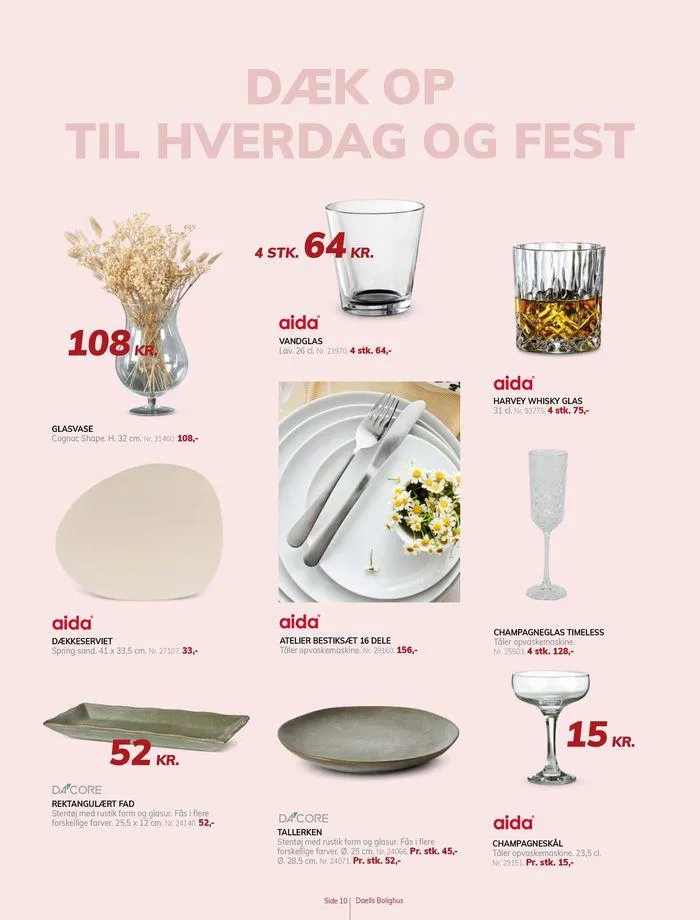 Daells Bolighus Inspiration til spisestuen Gyldig indtil 19. juli - 2. august 2024 - tilbudsavis side 10