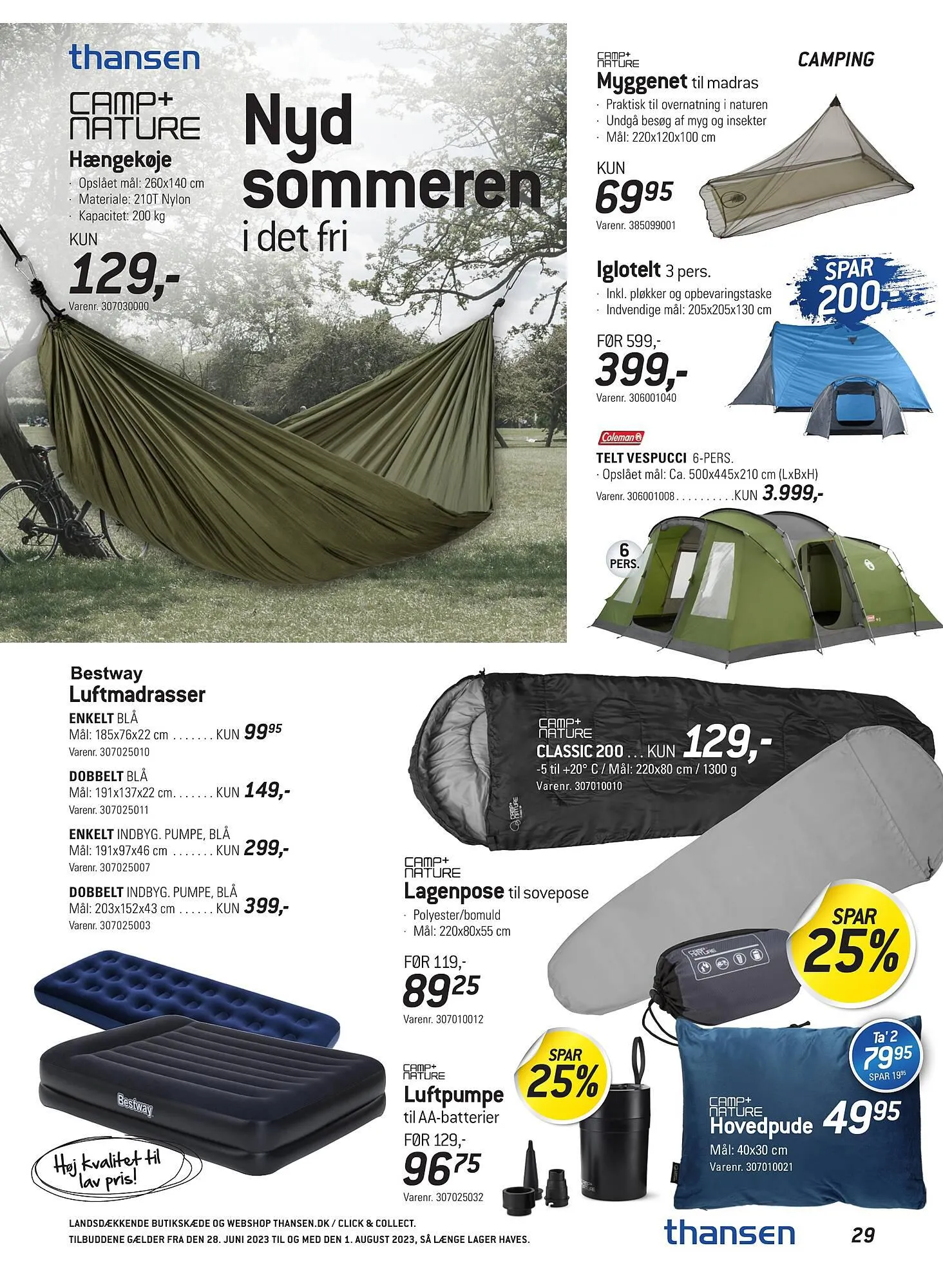 Thansen tilbudsavis Gyldig indtil 28. juni - 1. august 2023 - tilbudsavis side 29